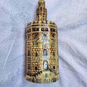 Ceramic Anis bottle "Torre del Oro"